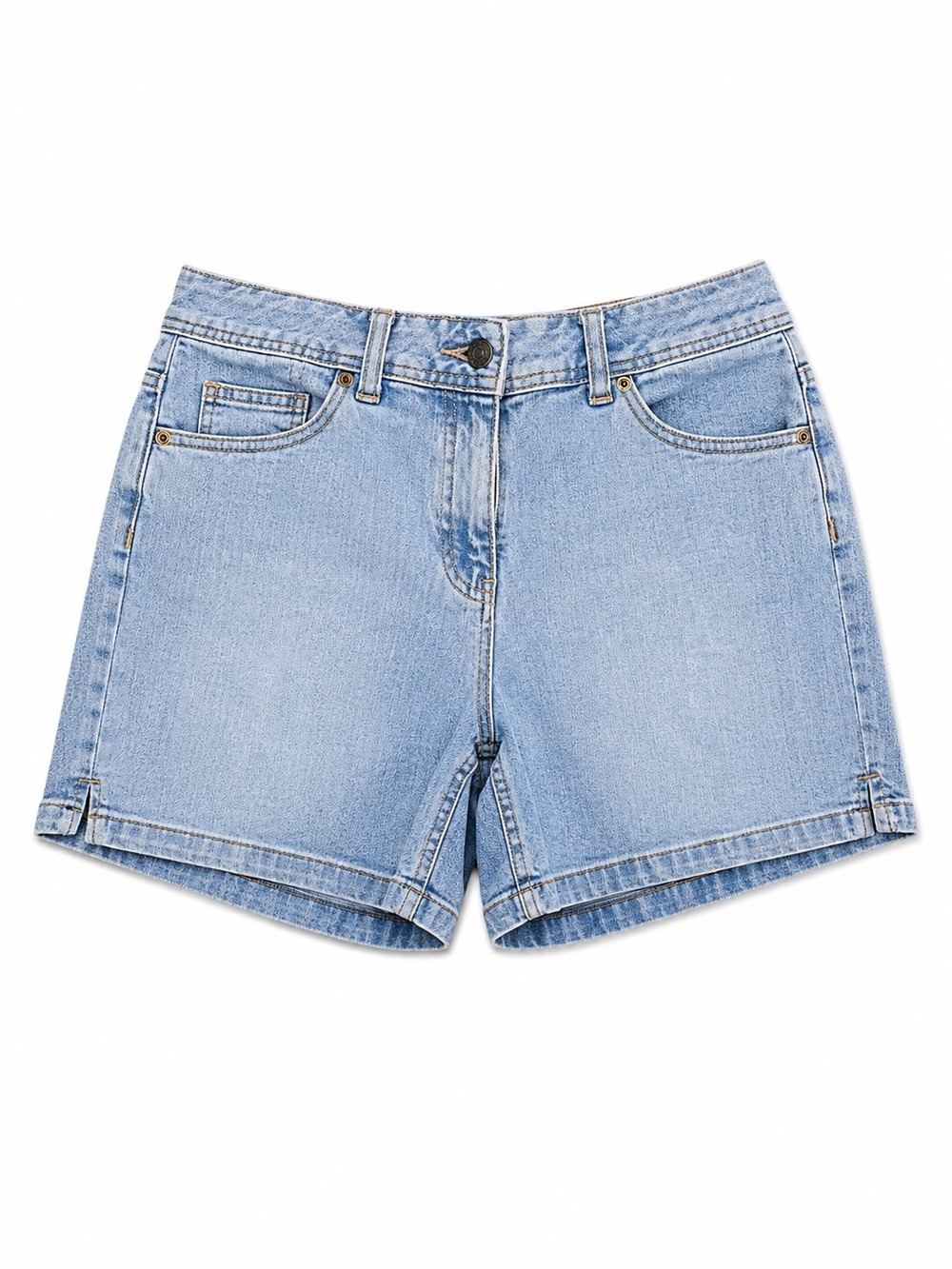 St. John's Bay Light Blue Denim Shorts, 6P